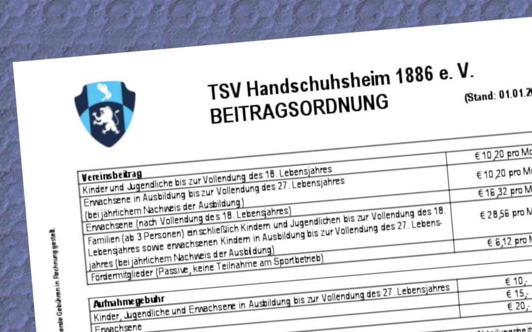 Neue Beiträge ab 2025